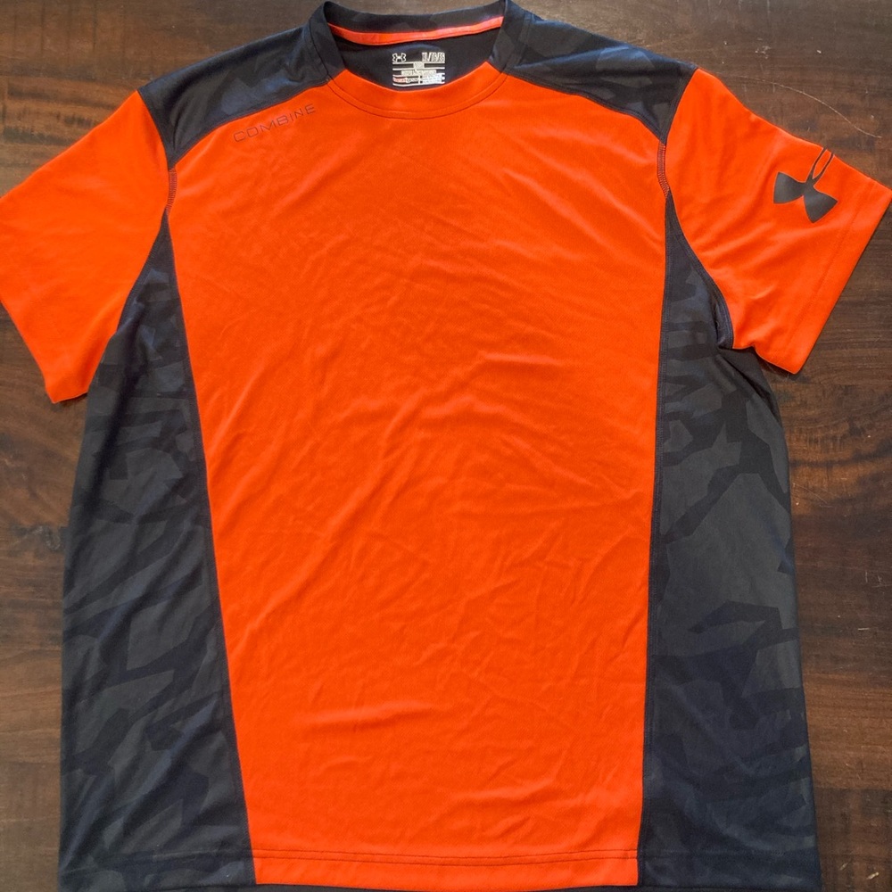5 FOR $50 Orange and Grey Camo UA T-Shirt